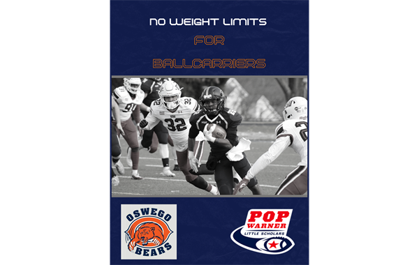 NO WEIGHT LIMIT FOR BALLCARRIERS